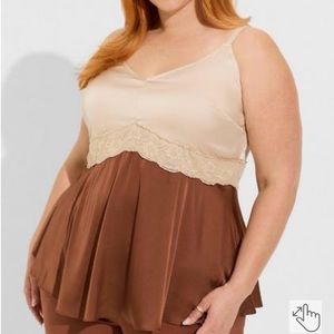 Torrid size 1 (14w-16w) root beer colored cami